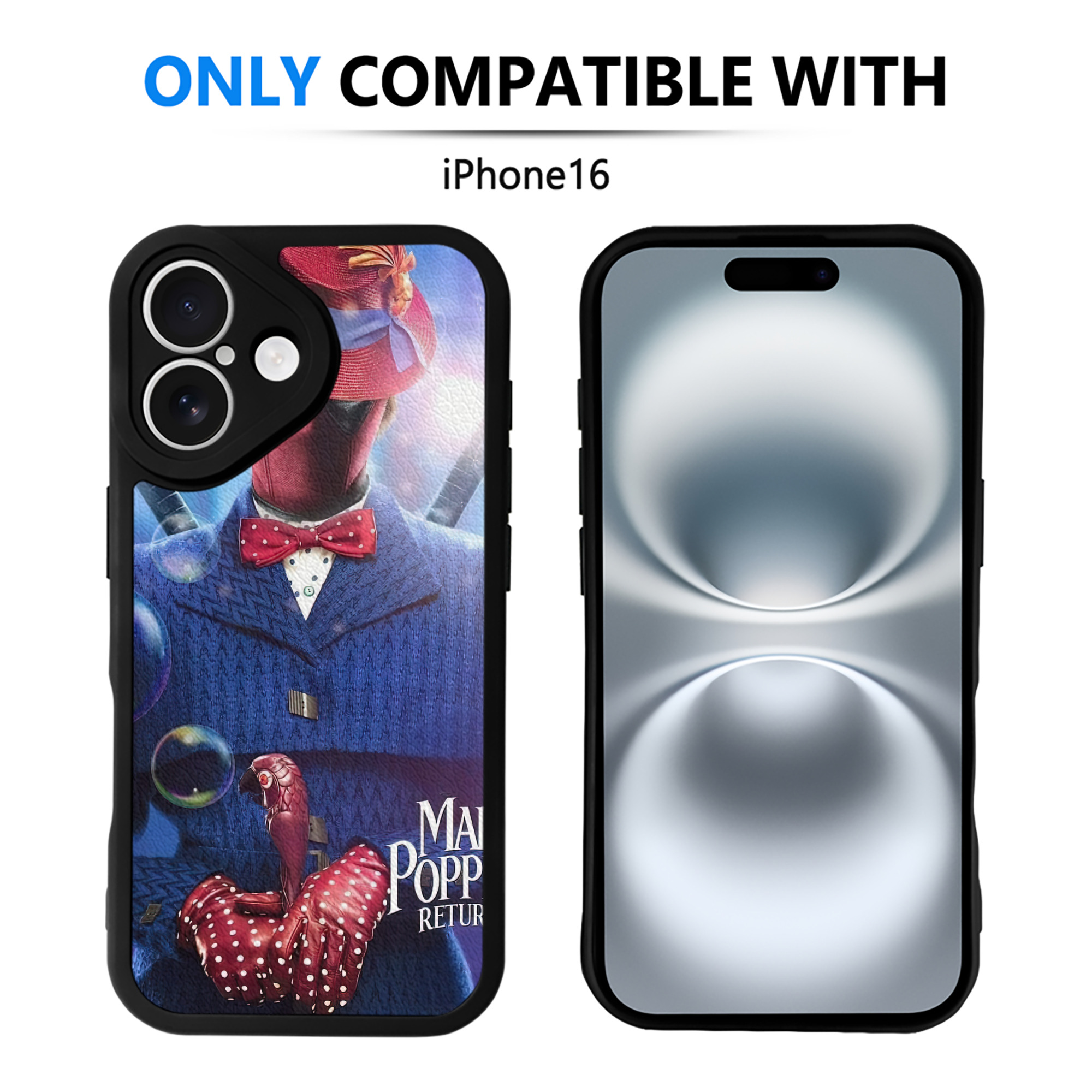 （画像用） Deadpool デッドプール 【iPhone 16シリーズ対応】シリコンスマホケース（レザー調） 材質：シリコン